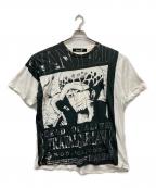 GROUND Yグラウンドワイ）の古着「プリントTシャツ」｜ブラック×ホワイト
