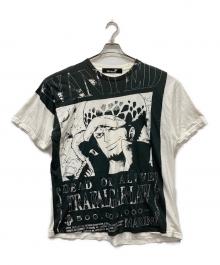 GROUND Y（グラウンドワイ）の古着「プリントTシャツ」｜ブラック×ホワイト