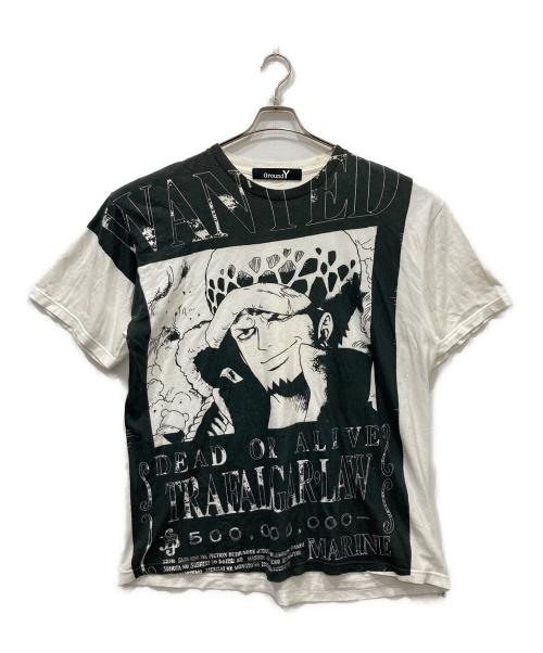 GROUND Y（グラウンドワイ）GROUND Y (グラウンドワイ) プリントTシャツ ブラック×ホワイト サイズ:4の古着・服飾アイテム