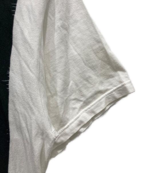 GROUND Y（グラウンドワイ）GROUND Y (グラウンドワイ) プリントTシャツ ブラック×ホワイト サイズ:4の古着・服飾アイテム