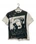 GROUND Y（グラウンドワイ）の古着「プリントTシャツ」｜ブラック×ホワイト