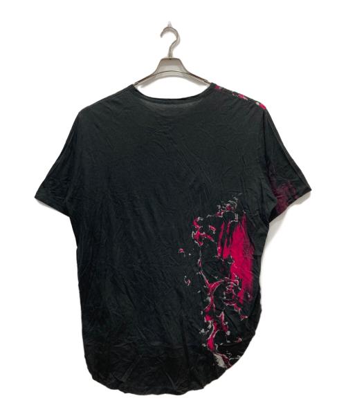 GROUND Y（グラウンドワイ）GROUND Y (グラウンドワイ) 鬼滅の刃 (キメツノヤイバ) Jumbo Round Cut Sew Short Sleeves　禰豆子 ブラック サイズ:3の古着・服飾アイテム