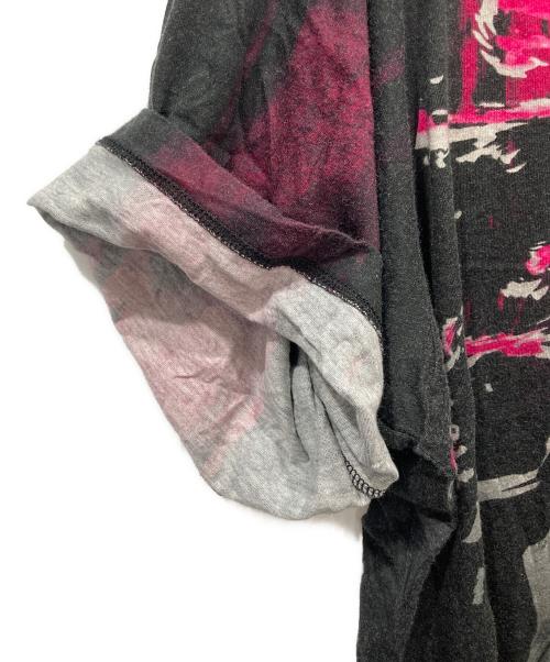 GROUND Y（グラウンドワイ）GROUND Y (グラウンドワイ) 鬼滅の刃 (キメツノヤイバ) Jumbo Round Cut Sew Short Sleeves　禰豆子 ブラック サイズ:3の古着・服飾アイテム