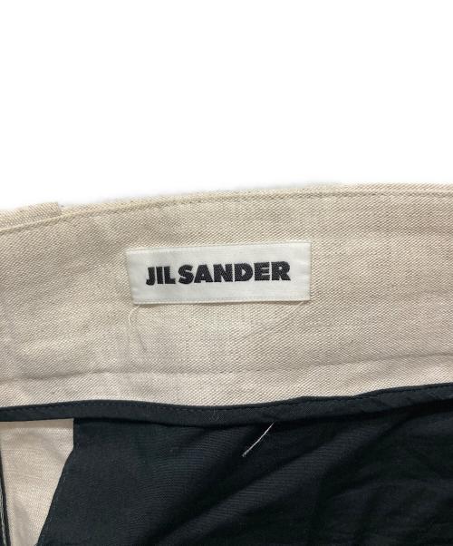 JIL SANDER（ジルサンダー）JIL SANDER (ジルサンダー) コットンリネンハーフパンツ ベージュ サイズ:50の古着・服飾アイテム