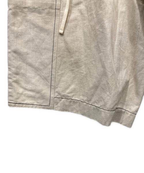 JIL SANDER（ジルサンダー）JIL SANDER (ジルサンダー) コットンリネンハーフパンツ ベージュ サイズ:50の古着・服飾アイテム