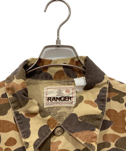 RANGER（レンジャー）RANGER (レンジャー) ダックハンターカモカバーオール ブラウン×ベージュ サイズ:XXLの古着・服飾アイテム