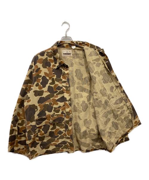 RANGER（レンジャー）RANGER (レンジャー) ダックハンターカモカバーオール ブラウン×ベージュ サイズ:XXLの古着・服飾アイテム