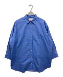 THE DUCHESS（ザ・ダッチェス）の古着「ウエスタンシャツ」｜ブルー