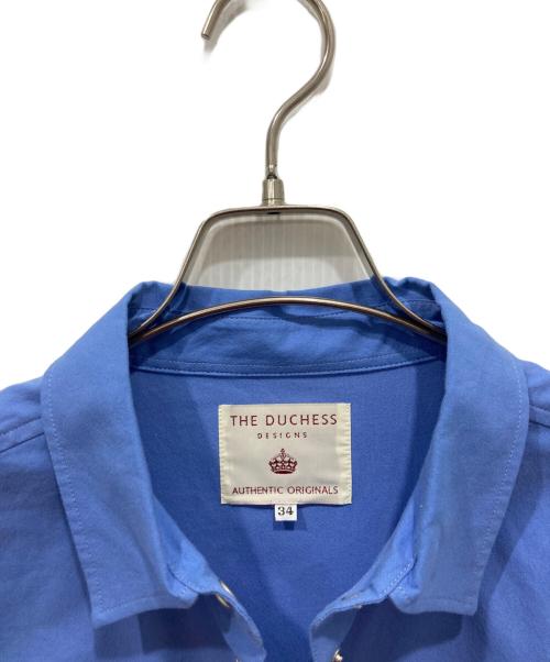 THE DUCHESS（ザ・ダッチェス）THE DUCHESS (ザ・ダッチェス) ウエスタンシャツ ブルー サイズ:34の古着・服飾アイテム