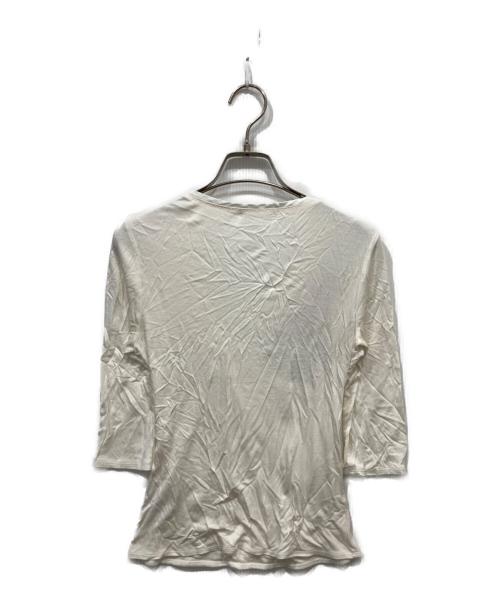 VIVIENNE TAM（ヴィヴィアンタム）VIVIENNE TAM (ヴィヴィアンタム) 半袖刺繍カットソー ホワイトの古着・服飾アイテム