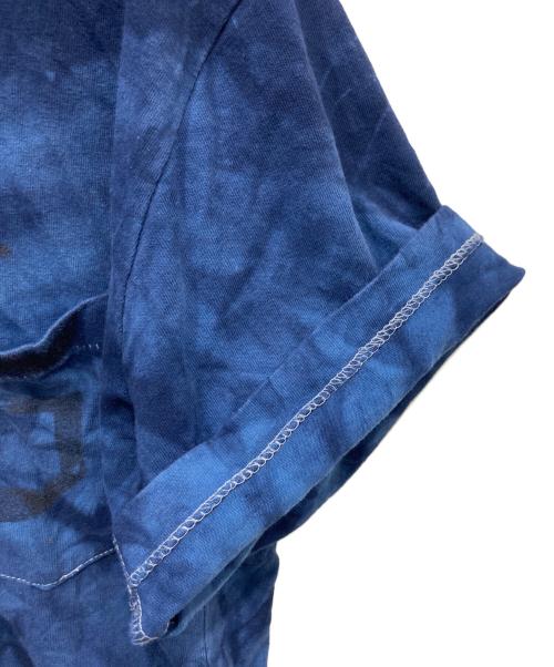 Engineered Garments（エンジニアド ガーメンツ）Engineered Garments (エンジニアド ガーメンツ) CROSS CREW NECK T-SHIRT ブルー サイズ:Mの古着・服飾アイテム