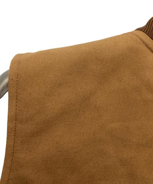 CarHartt（カーハート）CarHartt (カーハート) DUCK VEST ARCTIC QUILT LINED ブラウン サイズ:Mの古着・服飾アイテム