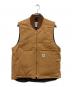 CarHartt（カーハート）の古着「DUCK VEST ARCTIC QUILT LINED」｜ブラウン