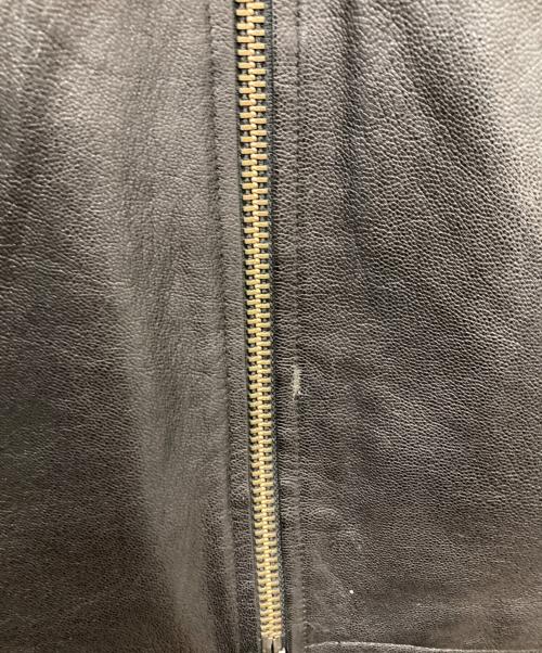 JACKROSE（ジャックローズ）JACKROSE (ジャックローズ) ダブルジップレザージャケット ブラック サイズ:5の古着・服飾アイテム