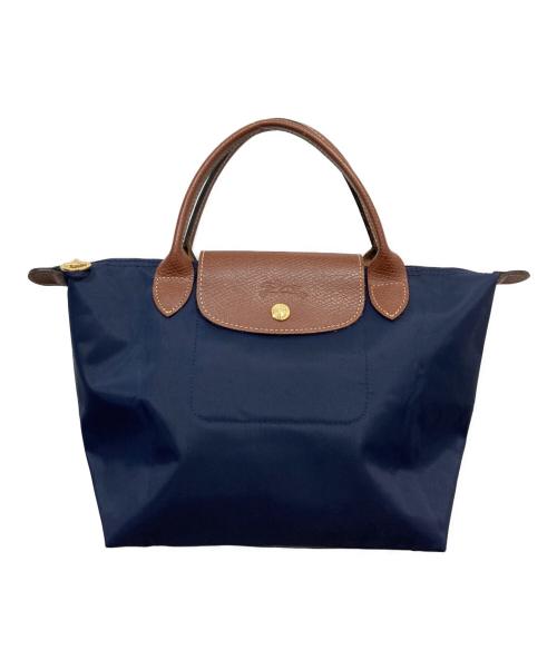 LONGCHAMP（ロンシャン）LONGCHAMP (ロンシャン) ル プリアージュオリジナルSトップハンドルバッグ ネイビーの古着・服飾アイテム