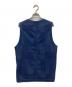 FRANK LEDER (フランクリーダー) Structured Cotton & Linen Vest ネイビー サイズ:FREE：9000円