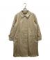 Burberry's（バーバリーズ）の古着「比翼ステンカラーコート」｜ベージュ