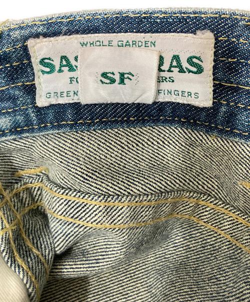 SASSAFRAS（ササフラス）SASSAFRAS (ササフラス) Fall Leaf Pants インディゴ サイズ:XSの古着・服飾アイテム
