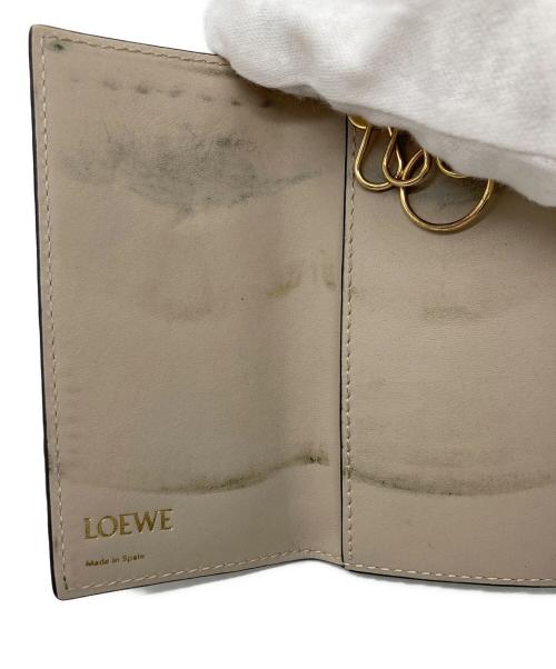 LOEWE（ロエベ）LOEWE (ロエベ) リピート アナグラム キーケース ベージュの古着・服飾アイテム