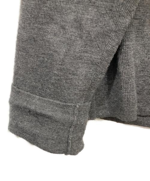 Y's for men（ワイズフォーメン）Y's for men (ワイズフォーメン) 襟付ウールニット グレー サイズ:３の古着・服飾アイテム