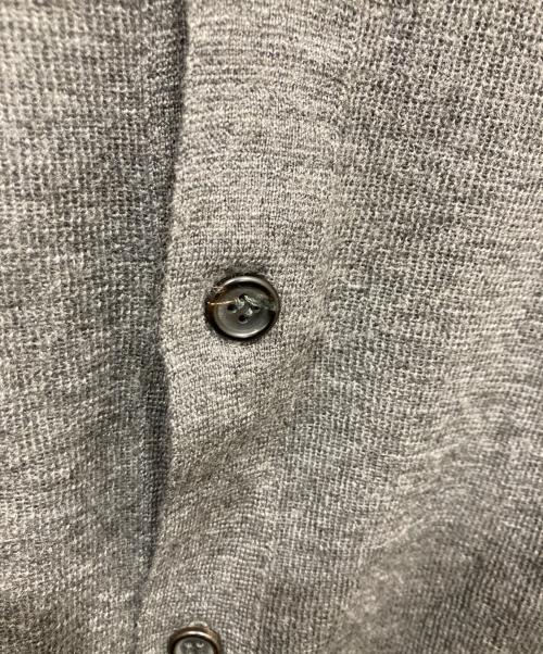 Y's for men（ワイズフォーメン）Y's for men (ワイズフォーメン) 襟付ウールニット グレー サイズ:３の古着・服飾アイテム