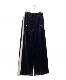 PUMA×masu（プーマ×エムエーエスユー）の古着「T7 WIDE TRACK PANTS」｜ネイビー