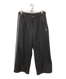 HIROKI TSUZUKI（ヒロキツズキ）の古着「DOUBLE WAIST TRACK PANTS」｜ブラック