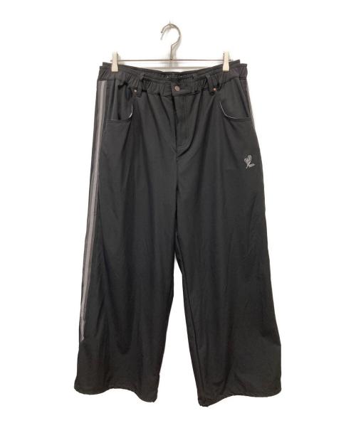 HIROKI TSUZUKI（ヒロキツズキ）HIROKI TSUZUKI (ヒロキツズキ) DOUBLE WAIST TRACK PANTS ブラック サイズ:Freeの古着・服飾アイテム