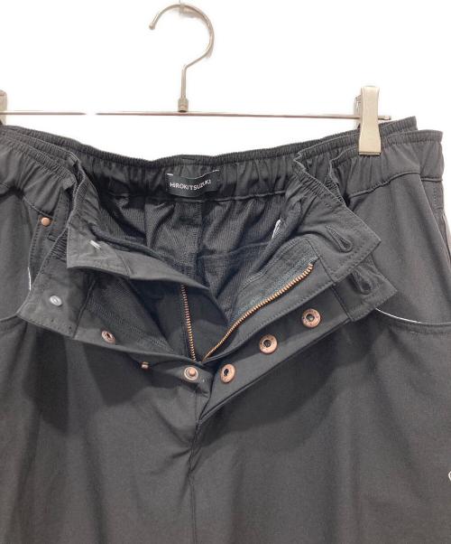HIROKI TSUZUKI（ヒロキツズキ）HIROKI TSUZUKI (ヒロキツズキ) DOUBLE WAIST TRACK PANTS ブラック サイズ:Freeの古着・服飾アイテム