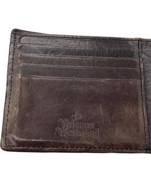 Vivienne Westwood（ヴィヴィアンウエストウッド）Vivienne Westwood (ヴィヴィアンウエストウッド) 2つ折り財布 ブラウンの古着・服飾アイテム
