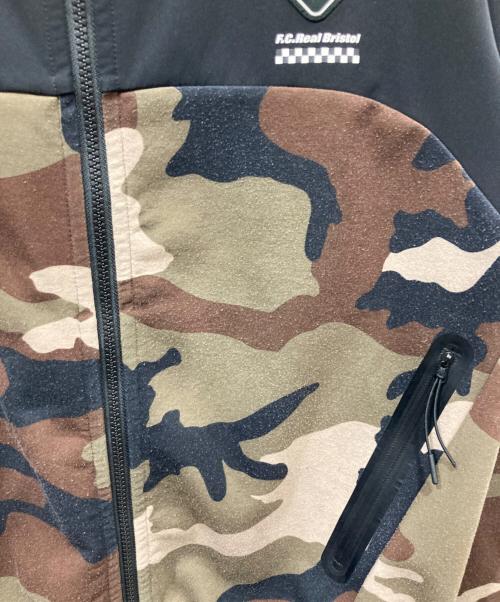 F.C.R.B.（エフシーレアルブリストル）F.C.R.B. (エフシーレアルブリストル) VENTILATION HOODIE ブラック×カーキ サイズ:Mの古着・服飾アイテム
