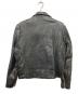 CUIRS LONDON (キュイーロンドン) ダブルライダースジャケット ブラック サイズ:M：12000円