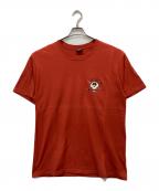 stussyステューシー）の古着「SURF SKATE SKULL TEE」｜オレンジ