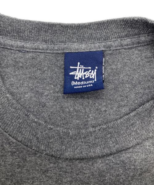 stussy（ステューシー）stussy (ステューシー) プリントTシャツ グレー サイズ:Mの古着・服飾アイテム