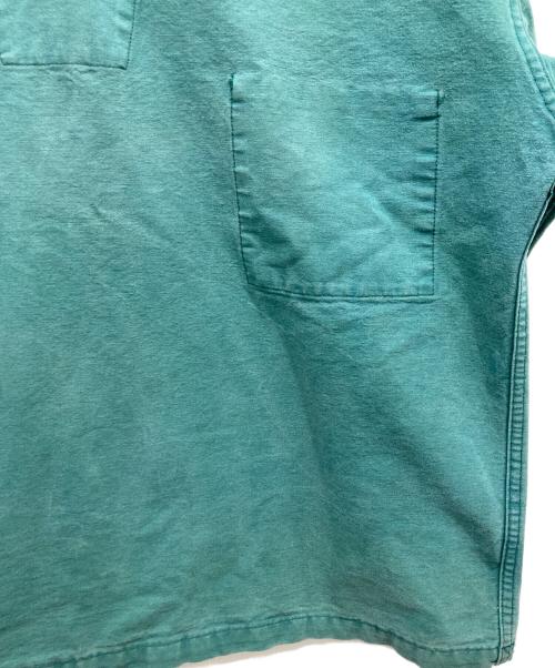 USED（ユーズド）USED (ユーズド) フレンチワーク フィッシャーマンスモックシャツ グリーン サイズ:XLの古着・服飾アイテム