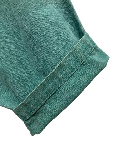 USED（ユーズド）USED (ユーズド) フレンチワーク フィッシャーマンスモックシャツ グリーン サイズ:XLの古着・服飾アイテム