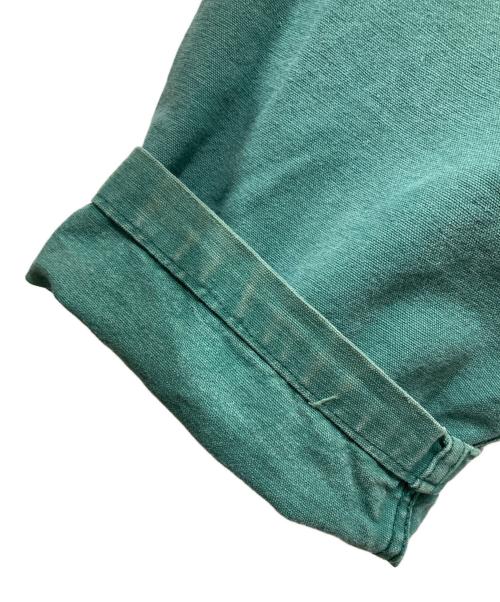 USED（ユーズド）USED (ユーズド) フレンチワーク フィッシャーマンスモックシャツ グリーン サイズ:XLの古着・服飾アイテム