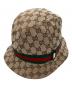 GUCCI（グッチ）の古着「GGキャンバスシェリーラインバケットハット」｜ブラウン