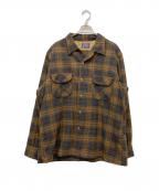 PENDLETONペンドルトン）の古着「60s ボードシャツ」｜ブラウン