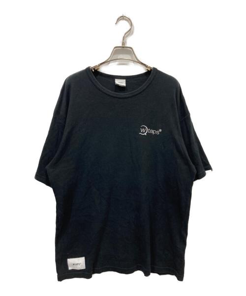 WTAPS（ダブルタップス）WTAPS (ダブルタップス) 刺繍ロゴTシャツ ブラック サイズ:X02の古着・服飾アイテム