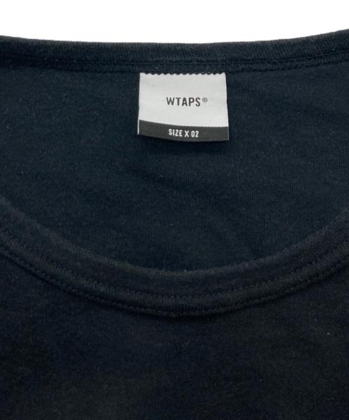 WTAPS（ダブルタップス）WTAPS (ダブルタップス) 刺繍ロゴTシャツ ブラック サイズ:X02の古着・服飾アイテム