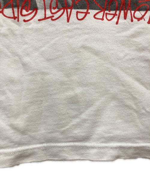 stussy（ステューシー）stussy (ステューシー) Schott (ショット) Joey Ramone フォトTシャツ ホワイト サイズ:Mの古着・服飾アイテム