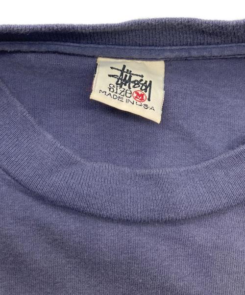 stussy（ステューシー）stussy (ステューシー) プリントTシャツ ネイビー サイズ:Mの古着・服飾アイテム