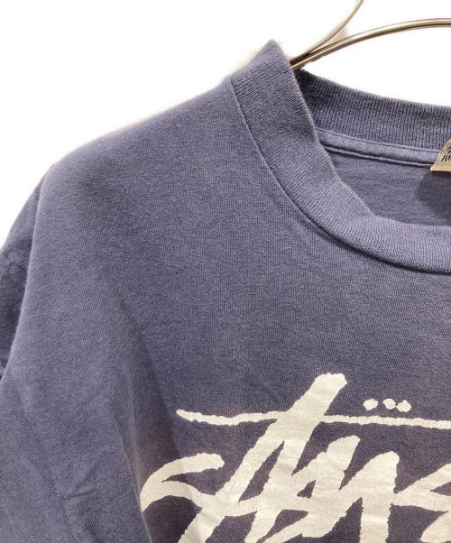 stussy（ステューシー）stussy (ステューシー) プリントTシャツ ネイビー サイズ:Mの古着・服飾アイテム