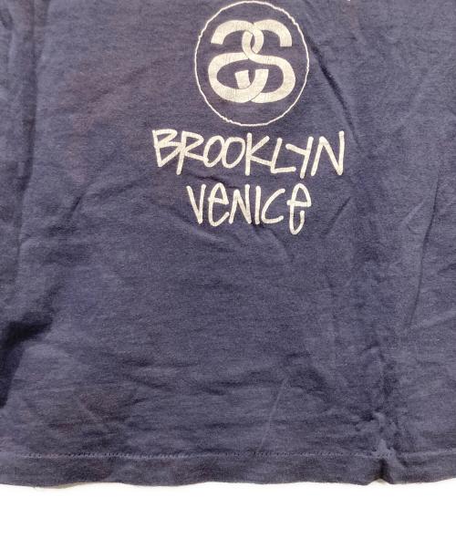 stussy（ステューシー）stussy (ステューシー) プリントTシャツ ネイビー サイズ:Mの古着・服飾アイテム