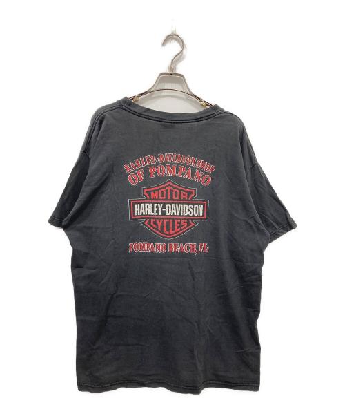 HARLEY-DAVIDSON（ハーレーダビッドソン）HARLEY-DAVIDSON (ハーレーダビッドソン) プリントTシャツ ブラック サイズ:XLの古着・服飾アイテム