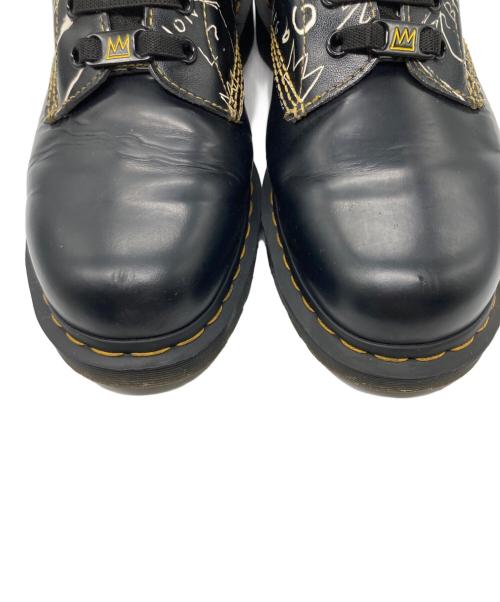 Dr.Martens（ドクターマーチン）Dr.Martens (ドクターマーチン) BASQUIAT 8ホールブーツ ブラック サイズ:UK8の古着・服飾アイテム