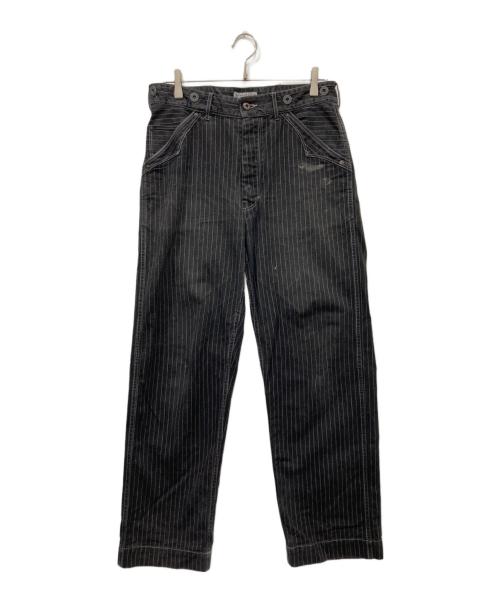 SCHOTT BROS.（ショット）SCHOTT BROS. (ショット) オールドヒッコリー デニムパンツ ブラック サイズ:32の古着・服飾アイテム