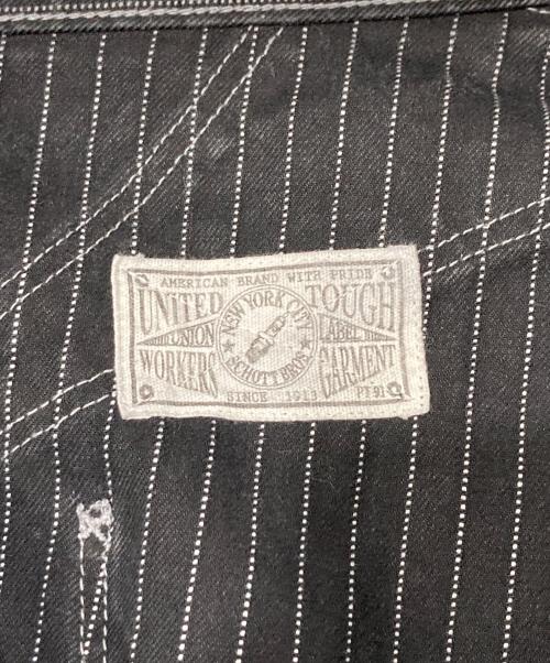 SCHOTT BROS.（ショット）SCHOTT BROS. (ショット) オールドヒッコリー デニムパンツ ブラック サイズ:32の古着・服飾アイテム