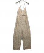 CLANEクラネ）の古着「FRINGE CAMISOLE ALL IN ONE / フリンジ キャミソール オールインワン」｜アイボリー
